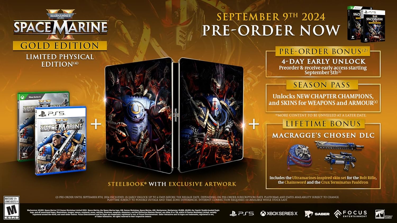 Warhammer 40000: Space Marine 2 Gold Edition - Playstation 5 - Image 2